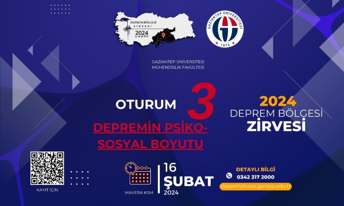 Deprem Bölgesi Zirvesi’nde Depremin Psikolojik Ve Sosyal Boyutu Tartışılacak