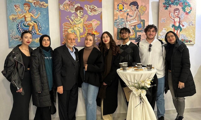 Resim Sergisi  Sanatserverler  ile Buluştu