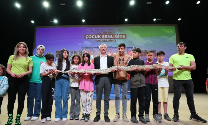 Şahinbey’in 23 Nisan çocuk şenliği kapılarını açtı