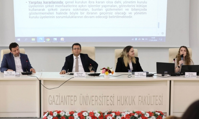 GAÜN Hukuk Fakültesinde Panel Düzenlendi