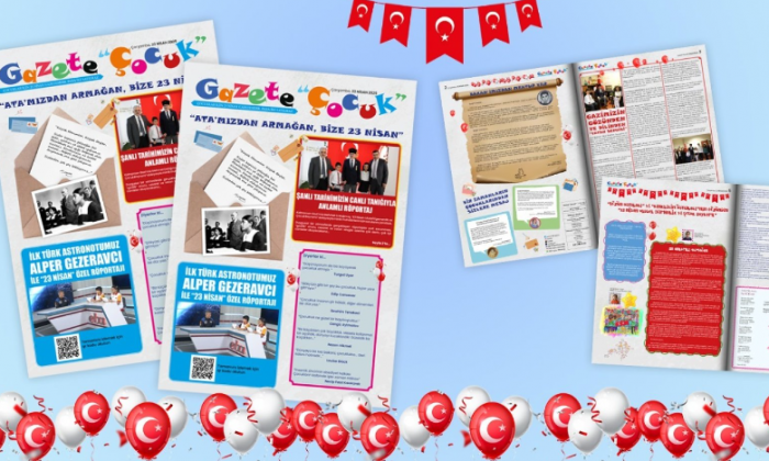    23 Nisan'a Özel Hazırlanan "Gazete Çocuk", 2. Sayısıyla Yayında