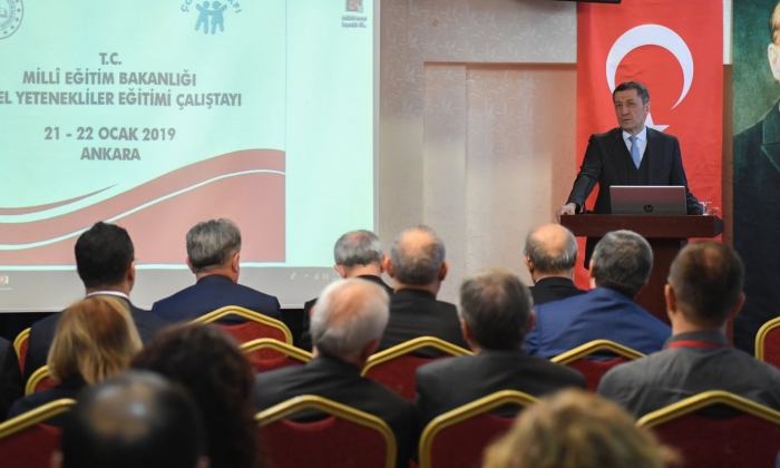 Bakan Selçuk özel yetenekliler eğitim çalıştayına katıldı