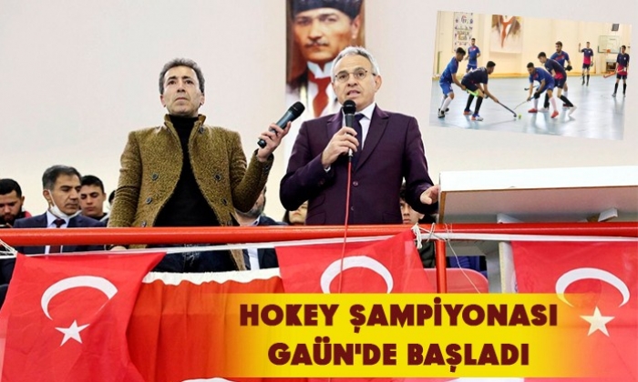 Hokey şampiyonası GAÜN'de başladı