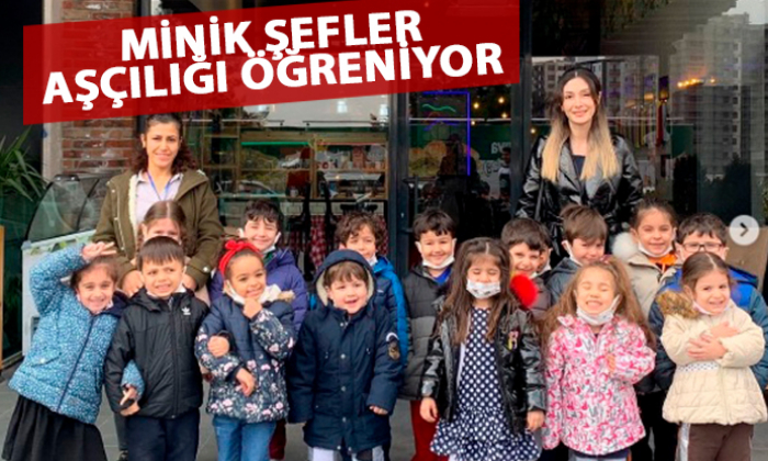 MİNİK ŞEFLER AŞÇILIĞI ÖĞRENİYOR