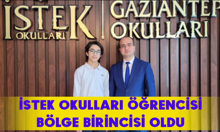 İSTEK OKULLARI ÖĞRENCİSİ BÖLGE BİRİNCİSİ OLDU