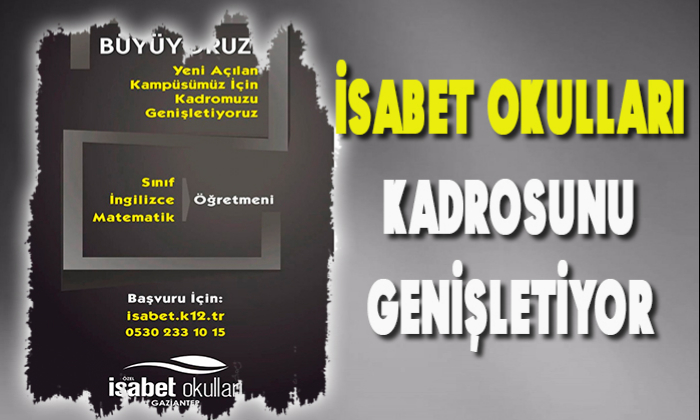 İSABET OKULLARI KADROSUNU GENİŞLETİYOR