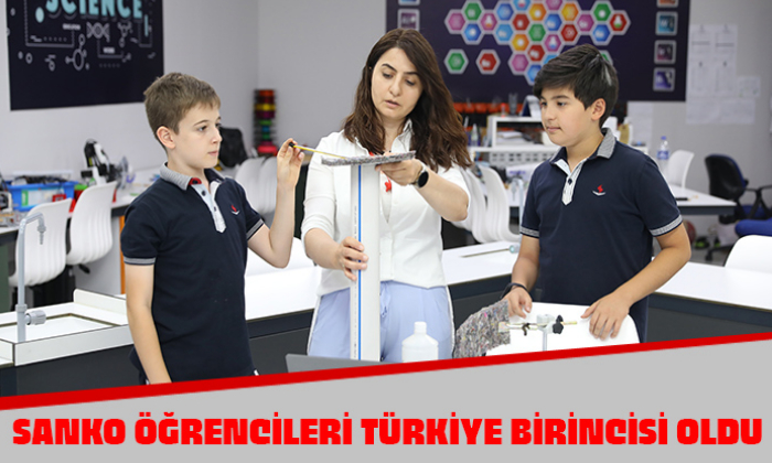 SANKO ÖĞRENCİLERİ YARIŞMASINDA TÜRKİYE BİRİNCİSİ OLDU
