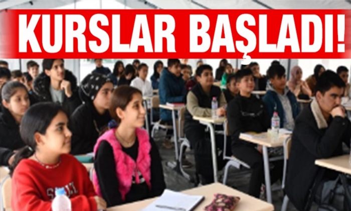   8. ve 12. sınıflar için kurslar başladı!