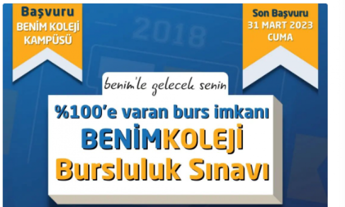 Benim Koleji’nde Bursluluk Sınavı