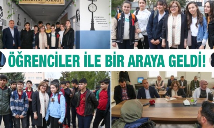 Öğrenciler ile bir araya geldi!