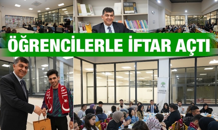 Başkan Fadıloğlu, öğrencilerle iftar açtı