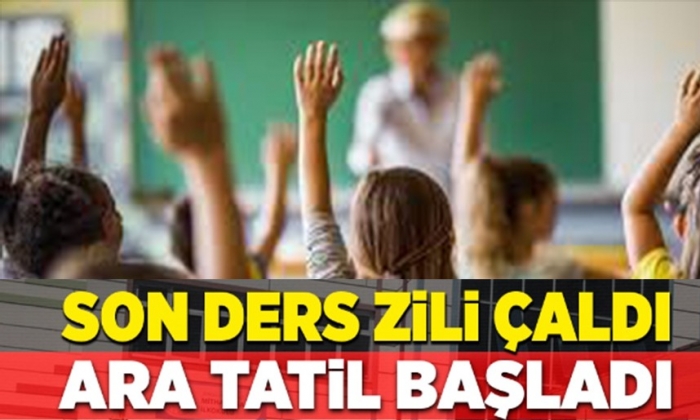    İkinci ara tatil başladı!