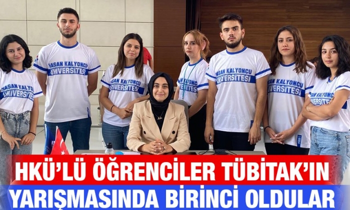 HKÜ’lü Öğrenciler TÜBİTAK’ın Yarışmasında Birinci Oldular