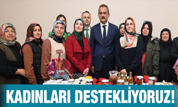 Kadınları destekliyoruz!
