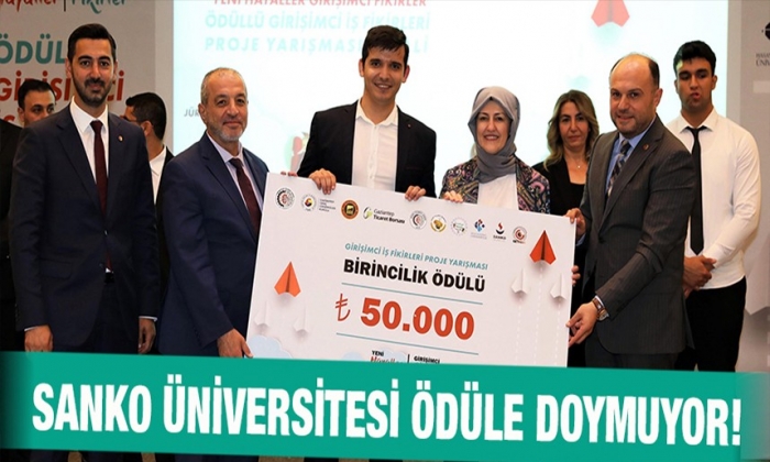 SANKO Üniversitesi ödüle doymuyor!