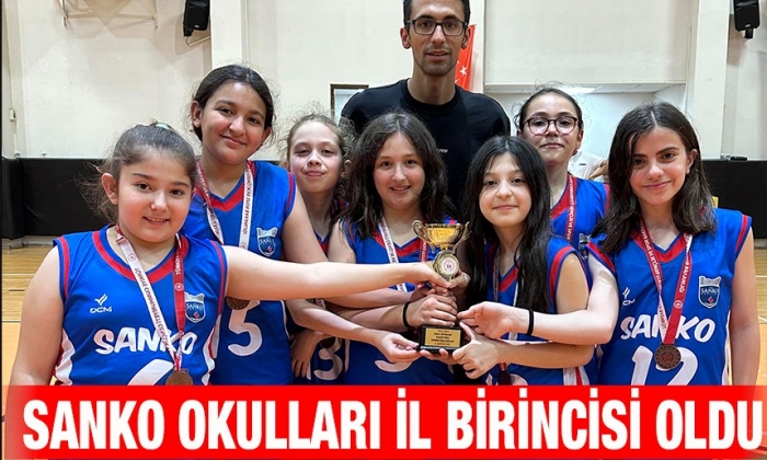 SANKO Okulları il birincisi oldu!