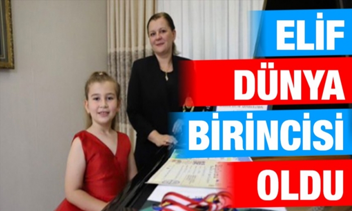 Elif, dünya birincisi oldu!