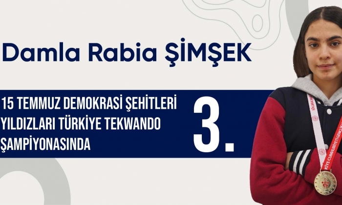    Türkiye 3'üncüsü Erdem Koleji'nden