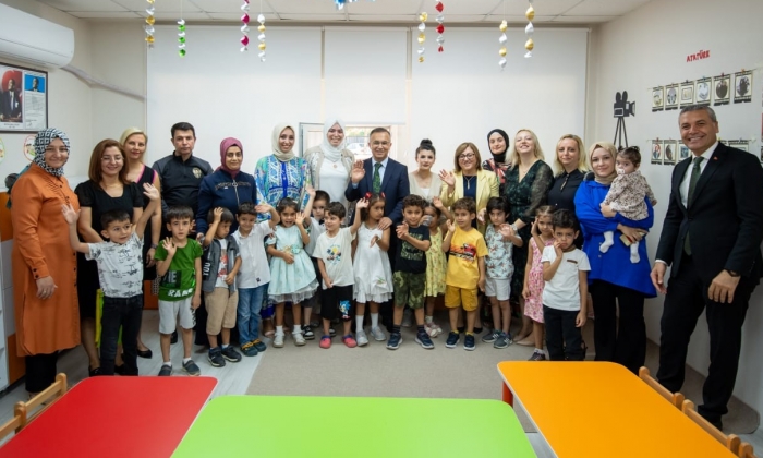 Anaokulum Bahçemde Projesinin 7. Okulu törenle açıldı