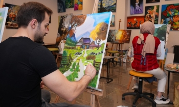 Yağlı Boya Resim Kursuna Yoğun İlgi