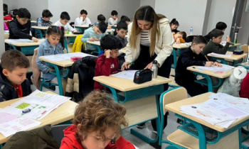 Erdem Koleji’nde Kanguru Matematik Sınavı yapıldı