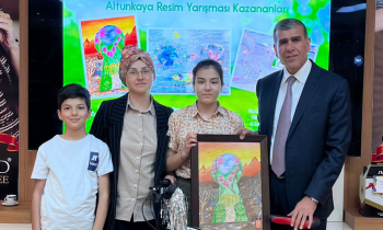 Altunkaya Resim Yarışmasında Ödüller Sahiplerini Buldu