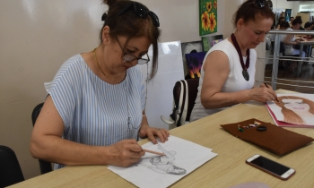    Resim kurslarına yoğun ilgi