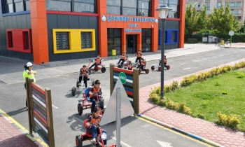    Şahinbey’den öğrencilere trafik eğitimi