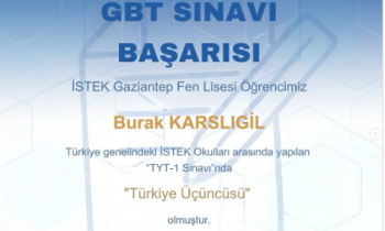 İSTEK Gaziantep Okulları’ndan Büyük Başarı
