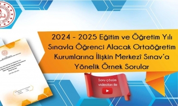 LGS'ye yönelik ikinci örnek soru kitapçıkları yayımlandı