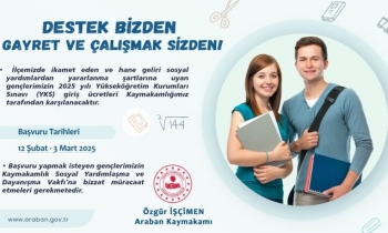 Araban'da Öğrencilere YKS Başvuru Desteği