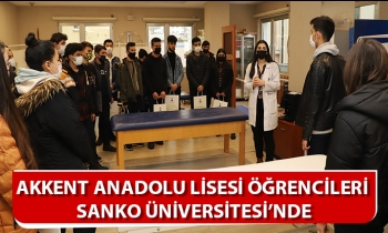 AKKENT ANADOLU LİSESİ ÖĞRENCİLERİ SANKO ÜNİVERSİTESİ’NDE