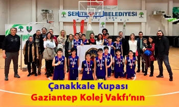 Çanakkale Kupası Gaziantep Kolej Vakfı’nın