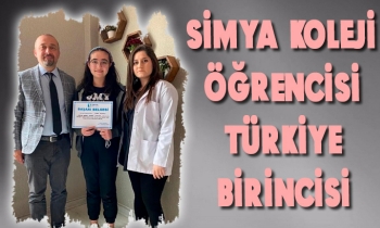 SİMYA KOLEJİ ÖĞRENCİSİ TÜRKİYE BİRİNCİSİ OLDU