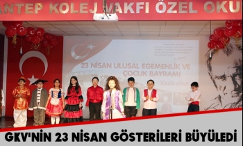 GKV'NİN 23 NİSAN GÖSTERİLERİ BÜYÜLEDİ