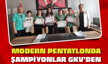 Modern pentatlonda şampiyonlar GKV'den