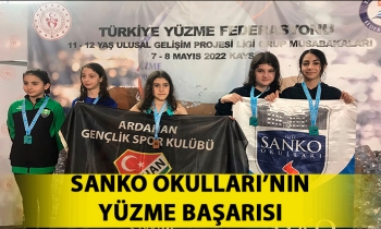 SANKO OKULLARI’NIN YÜZME BAŞARISI