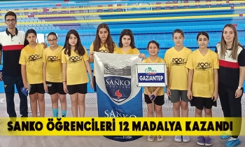 SANKO ÖĞRENCİLERİ 12 MADALYA KAZANDI