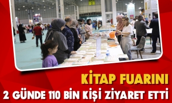 Kitap fuarını 2 günde 110 bin kişi ziyaret etti
