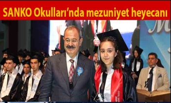 SANKO Okulları’nda mezuniyet heyecanı