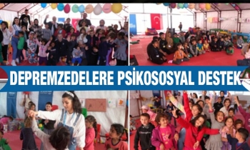 Depremzedelere psikososyal eğitim!