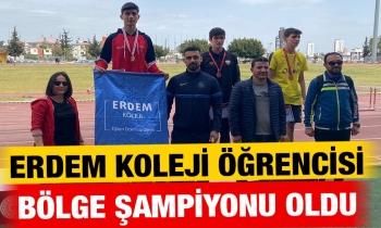 Erdem Koleji öğrencisi bölge şampiyonu oldu