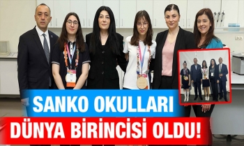 SANKO Okulları dünya birincisi oldu!