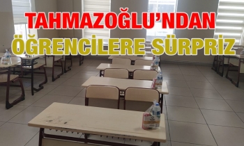 Tahmazoğlu’ndan öğrencilere sürpriz!