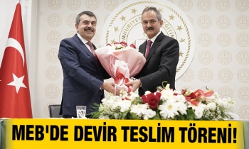 MEB'de devir teslim töreni!