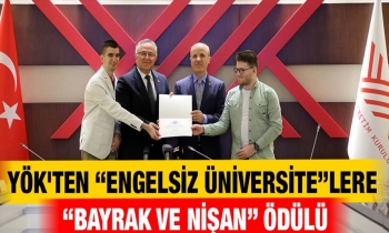 YÖK'ten “Engelsiz Üniversite”lere “Bayrak ve Nişan” Ödülü