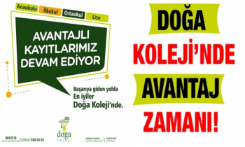 Doğa Koleji’nde Avantaj zamanı!