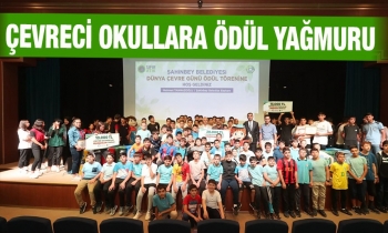Çevreci okullara ödül yağmuru!