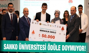 SANKO Üniversitesi ödüle doymuyor!