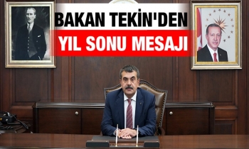 Bakan Tekin'den yıl sonu mesaj!